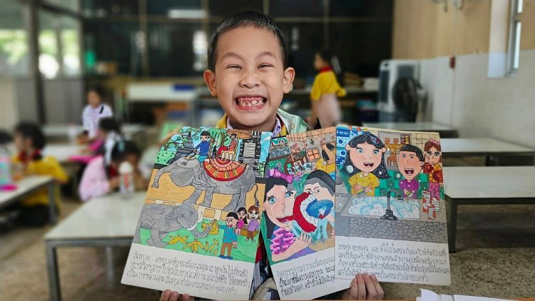 “จุนจุน”เด็กปทุมฯเจ๋งคว้ารางวัลชนะเลิศวาดภาพ(Grand Prix Award)นานาชาติ