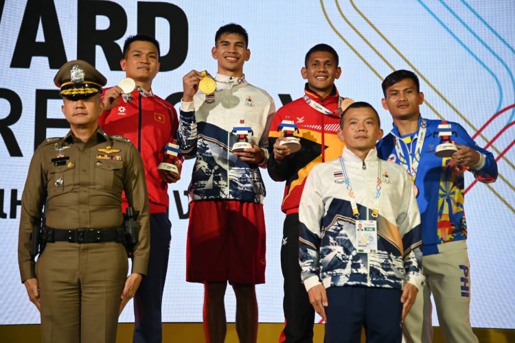 มวยสากลโกย 14 เหรียญทองสถิติดีสุดรอบ 18 ปี กีฬาซีเกมส์ครั้งที่ 33