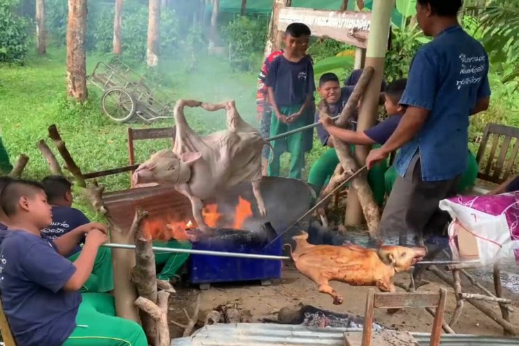 ปั้นเถ้าแก่น้อยทำ "หมูย่างเมืองตรัง"ต่อยอดอาชีพเชิงพาณิชย์ในอนาคต