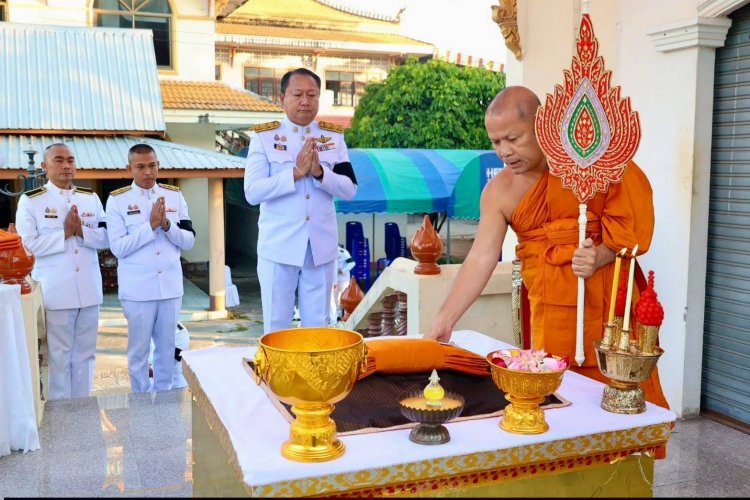พระราชทานผ้าไตร-ภัตตาหารสามหาบส่งดวงวิญญาณ "พลทหารภานุวัฒน์"สู่สัมปรายภพ