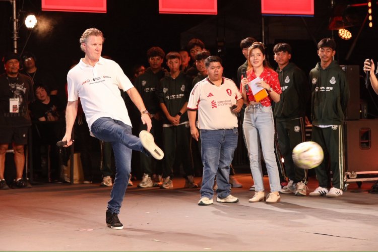 ตำนานหงส์แดง “สตีฟ แม็คมานามาน” บุกพัทยา“JAS-Monomax” บูมบอลริมทะเลครั้งแรกในไทย