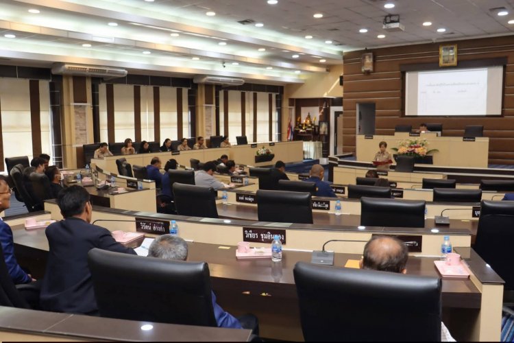 เปิดประชุมสภาองค์การบริหารส่วนจังหวัดศรีสะเกษ สมัยวิสามัญ สมัยที่ 2 ครั้งที่ 1 ประจำปี 2568