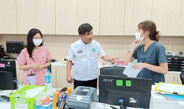 ทีมสาธารณสุขชัยภูมิ บุกด่านตรวจ-รพ.ภักดีชุมพล เสริมทัพหน้าดูแลประชาชน