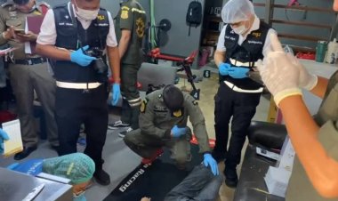 หนุ่มช่างไฟหึงโหดจ่อยิงแฟนสาวดับก่อนฆ่าตัวตายตามคาบ้านพัก