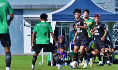 ทีมชาติไทยU23 อุ่นเครื่อง ม.นอร์ทกรุงเทพ ก่อนลุยชิงแชมป์เอเชีย