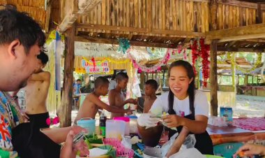 "น้ำตกวังหินลาด"เมืองตรัง แหล่งท่องเที่ยวสุดฮิตต้อนรับปีใหม่ '69