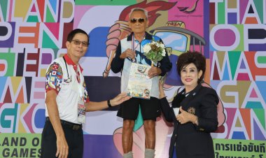 ชื่นชม คุณตาสว่าง 106 ปี แข็งแรง คว้าเหรียญทองเหรียญที่ 4 กรีฑา ไทยแลนด์ โอเพ่น มาสเตอร์เกมส์ ครั้งที่ 6