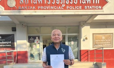 "สจ.เสี่ยโจ" ผู้สมัคร สส.ตาก พรรคภูมิใจไทย เข้าแจ้งความหลังแอบอ้างขอจดรายชื่อชาวบ้าน