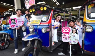 “ก้าวอิสระ”เคลื่อนขบวนตุ๊กตุ๊กอ้อนกาเบอร์ 22 คืนลมหายใจสะอาดให้คนกรุง