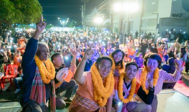 ชัยภูมิโค้งสุดท้ายเดือด! พรรคประชาชนนำคาราวานปักธงส้ม ขอคะแนนทั่วเมือง ชูปราบสแกมเมอร์–แก๊งสีเทา ปฏิรูปตำรวจ