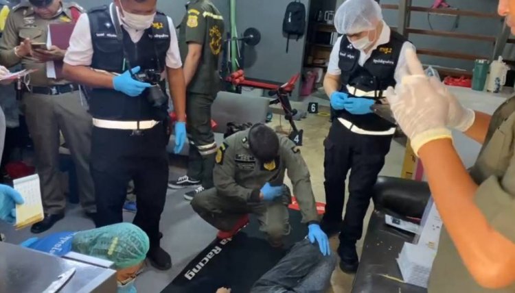 หนุ่มช่างไฟหึงโหดจ่อยิงแฟนสาวดับก่อนฆ่าตัวตายตามคาบ้านพัก