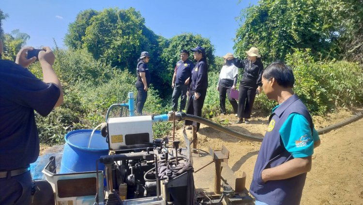 อบต.บ่อทองเมืองปราจีนบุรีตรวจสอบน้ำเสียโรงงานทุนจีน 6 จุดไม่ผ่านการบำบัด