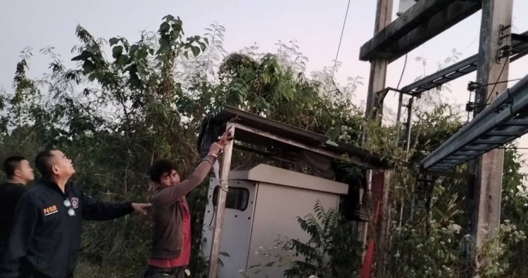 ตำรวจลานสักรวบหนุ่มแสบลักตัดสายไฟทั่วอำเภอนำขายซื้อยาเสพ