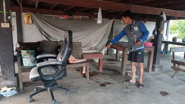หนุ่มใหญ่วัย 59 ปี เสียชีวิตปริศนาภายในบ้านพักพบเลือดกระจายหลายจุด