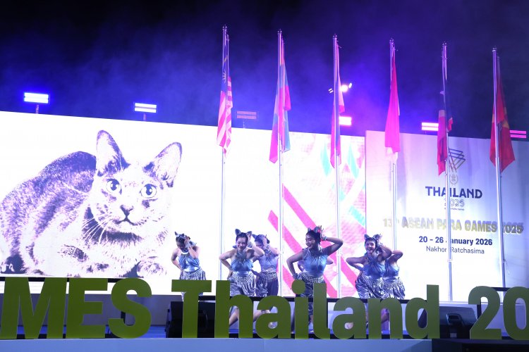 เริ่มแล้ว! พิธีเชิญธงชาติสมาชิกอาเซียนก่อนเปิดฉากอาเซียนพาราเกมส์ ครั้งที่ 13