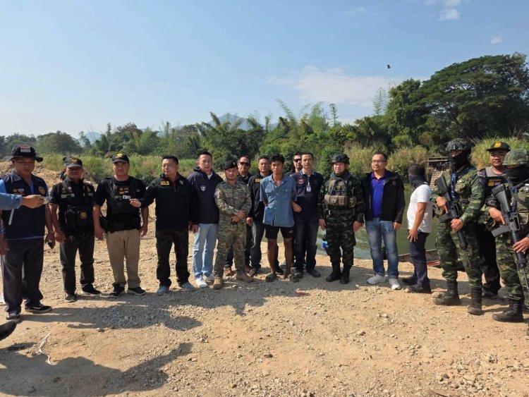 จับเเล้ว 2 คนร้ายชาวเมียนม่ามือยิงตำรวจ แม่สอด้จ็บสาหัส ภายหลังไล่ล่ามา 2 วัน