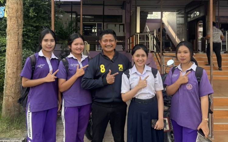 "ปิยะวุฒิ" ผู้สมัคร สส.เขต 3 พรรคไทยก้าวใหม่ลุยหาเสียงชูนโยบายปากท้องของประชาชน