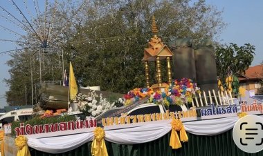 ยิ่งใหญ่ !อนุรักษ์วิถีพื้นถิ่น-โชว์อัตลักษณ์บุญเดือน 3 ‘ขึ้นเขาเผาข้าวหลาม’นมัสการรอยพระพุทธบาท