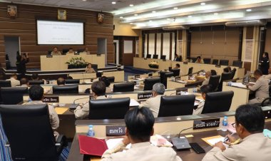 อบจ.ศรีสะเกษประชุมสภาสมัยสามัญ สมัยแรก ประจำปี 2569 ขับเคลื่อนนโยบายสู่ประชาชน