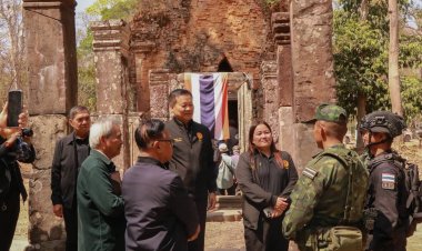 กมธ.วิสามัญวุฒิสภา ลงพื้นที่ชายแดนไทย–กัมพูชา ศรีสะเกษ วันที่ 2 ศึกษาข้อดีข้อเสียกรณีเสนอให้ยกเลิก MOU