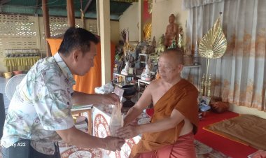 ประดิษฐาน "ศาลพ่อขุนดง"ที่พักสงฆ์บ้านสันทราย ต.แม่ปะ อ.แม่สอด