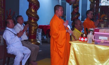 ศาลเจ้านาจาฯทำพิธีเบิกเนตรองค์เทพเจ้านาจาฯสมุทรปราการ