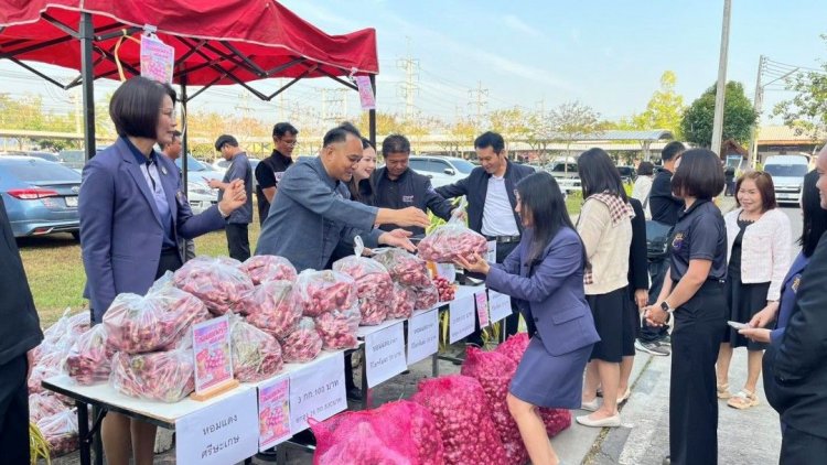 เลย-ศรีสะเกษ! เชื่อมโยงตลาดหอมแดง-บรรเทาความเดือดร้อนเกษตรกร
