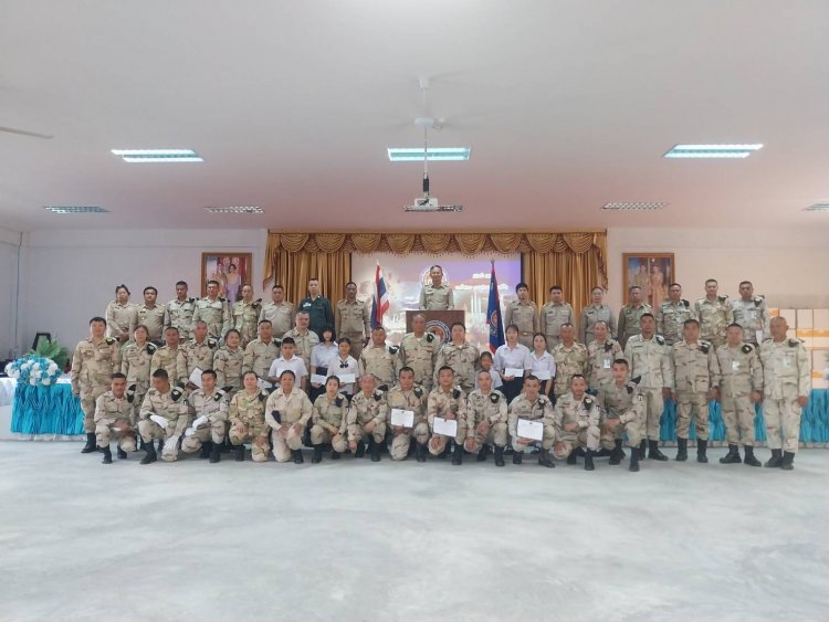 อำเภออุ่มผาง จัดพิธีวันสถาปนากองอาสารักษาดิน ๗๒ ปี