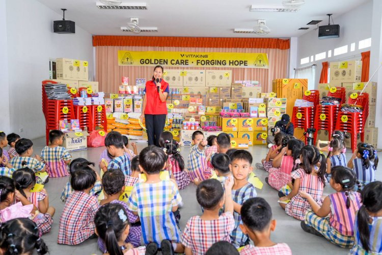 ส่งต่อความรัก ปกป้องอนาคต ”Vitaking Group” จัดกิจกรรมสาธารณประโยชน์ มอบสิ่งของบริจาคแก่สถานสงเคราะห์เด็กในกรุงเทพฯ