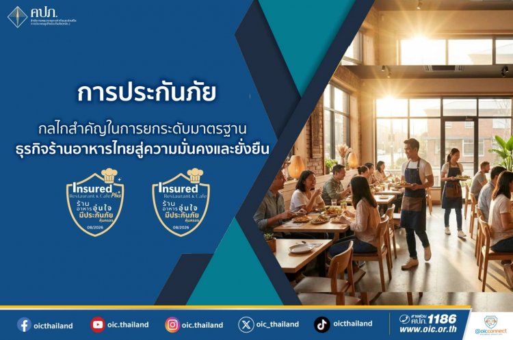 การประกันภัย กลไกสำคัญในการยกระดับมาตรฐานธุรกิจอาหารไทยสู่ความมั่นคงและยั่งยืน