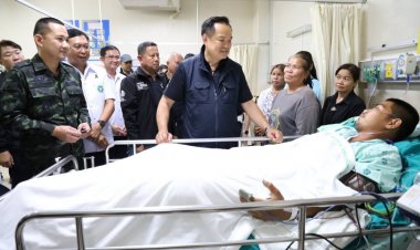 “นายกฯ อนุทิน”รุดให้กำลังใจทหารเหยียบทุนระเบิดชายแดนไทย–กัมพูชา สุรินทร์