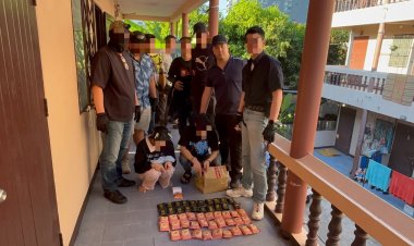 ตร.บุกจับหนุ่มสาวค้ายา “แฮปปี้วอเตอร์” ยึดของกลางกว่า 6.5 กก.คาหอพักซอยรามอินทรา 58