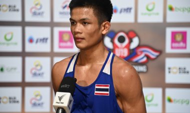 "ศิวา" โชวืฟอร์มสวย ไล่ถลุงนักชกญี่ปุ่นขาดลอย เข้าชิงเหรียญทอง มวย U19 ฟิวเจอร์สคัพ