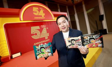 “ไวไว” ฉลองครบรอบ 54 ปีส่ง “WaiWai WOW” 3 รสชาติใหม่เขย่าตลาดบะหมี่กึ่งสำเร็จรูป