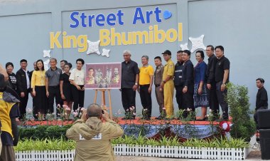 สุดยิ่งใหญ่! เริ่มแล้วกิจกรรมสตรีทอาร์ตเฉลิมพระเกียรติ 72 พรรษา ผ่านงานศิลปะสตรีทอาร์ตวาดภาพ  “4มหาราชัน"