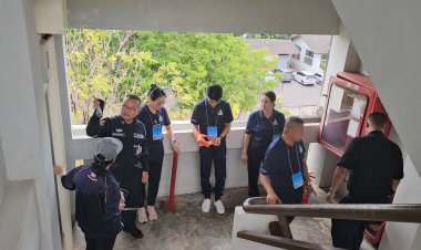 รพ.สมเด็จพระนางเจ้าสิริกิติ์ฯ ฝึกซ้อมการปฏิบัติเมื่อเกิดไฟไหม้อาคารสูง ประจำปี 2569
