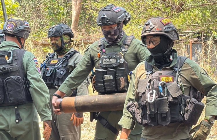 ชุด EOD ตชด.22 เดินเครื่องเร่งทำลายทุ่นระเบิดอย่างต่อเนื่องถี่ยิบ เพื่อความปลอดภัยของ จนท.-ปชช.
