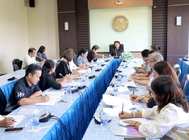 อบจ.ศรีสะเกษ ประชุมคณะกรรมการขับเคลื่อนจริยธรรมและส่งเสริมคุณธรรม