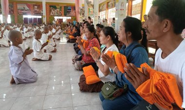ปิดเทอม อบต.-วัด จัดโครงการบรรพชาสามเณรภาคฤดูร้อนเฉลิมพระเกียรติฯ