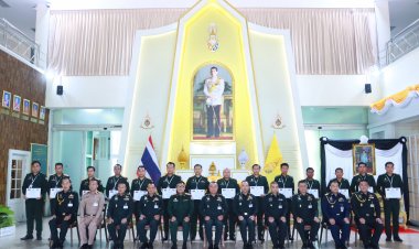 ผบ.นทพ.ปิดและมอบวุฒิบัตรการฝึกอบรมโครงการอันเนื่องมาจากพระราชดำริ รุ่นที่ 4 แก่กำลังพลกองทัพ สปป.ลาว