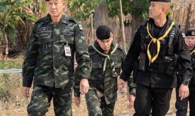 ผบ.กกล.นเรศวร. ลงพื้นที่ชายแดน ตรวจความพร้อมจุดตรวจช่วงสงกรานต์