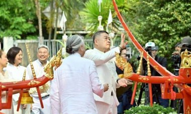อลังกาาร!พิธีบวงสรวงคันไถเข้มขลังสืบสานประเพณี ‘แรกนาขวัญ’ อย่างยิ่งใหญ่