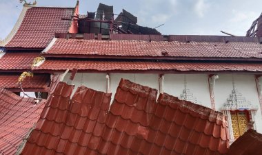 พายุฤดูร้อน ลมกรรโชกแรงพัดถล่ม อ.พร้าว บ้านเรือน-วัดเสียหายยับ