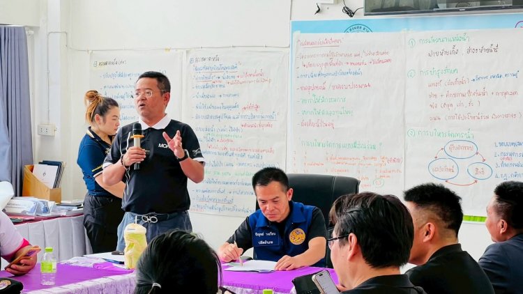 “ชลประทานน่าน” บูรณาการทุกภาคส่วน เร่งแก้ปัญหาน้ำบ้านน้ำรีพัฒนา ตั้งเป้าขับเคลื่อนให้เห็นผลใน 90 วัน