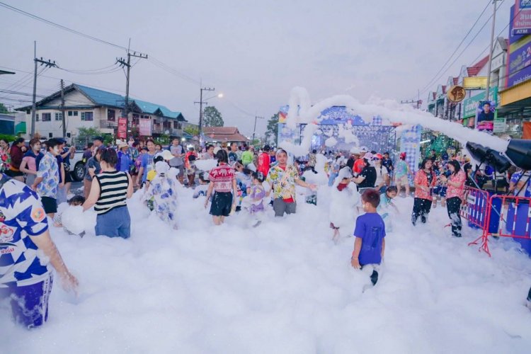 อลังการตระการตา!สืบสานประเพณีวัฒนธรรมไทยสงกรานต์อำนาจเจริญ