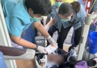 ยกย่อง!ตร.วิภาวดีทำ CPR คนขับรถหมดสติกลางถนนก่อนนำส่งโรงพยาบาล