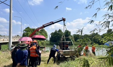 ปราจีนฯ บูรณาการเข้ม! ส่งโดรน-เรือตัดสับ ลุยกำจัดผักตบชวาแม่น้ำปราจีนฯ รับมือวิกฤต ‘ซุปเปอร์เอลนีโญ’