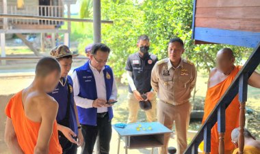 หลวงพี่ฉี่สีม่วงก็สึกเถอะ!รองผู้ว่าฯพิจิตรนำทีมปฏิบัติการตรวจสารเสพติดพระสงฆ์พบเจอฉี่สีม่วงจับสึกส่งบำบัด