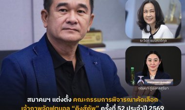 ส.ฟุตบอลฯ ตั้งคณะกรรมการ เลือกเจ้าภาพฟุตบอลชิงถ้วยพระราชทาน "คิงส์คัพ" ครั้งที่52