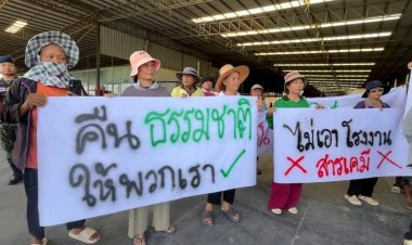 ชาวบ้านเดือด! ฮือล้อมโรงงานเคมีขอนแก่นแฉน้ำเสียทำ’นาตาย-ดินพัง’ร้อง 4 ปีไร้คนแก้